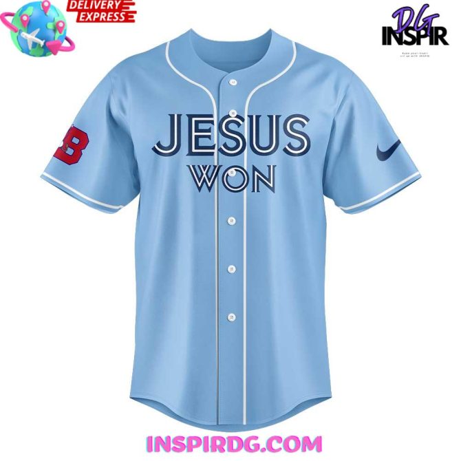 Buffalo Bisons Jesus Won Special Edition Baseball Jersey - Image 2