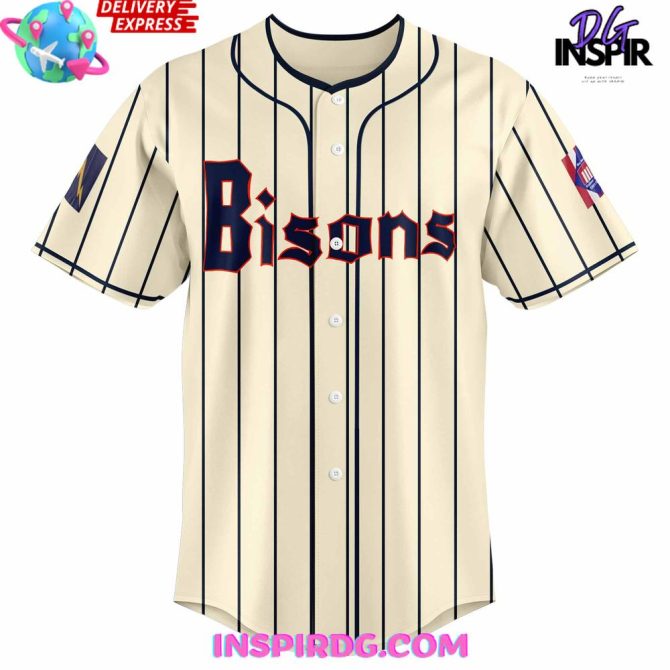 Custom Buffalo Bisons Jersey – Personalized Name/Number – Perfect For Movie Night Fans! - Image 2