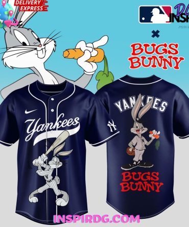 Bugs Bunny X Yankees Special Navy Baseball Jersey