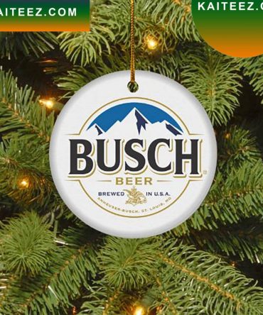 Busch Beer Christmas  Christmas Ornament