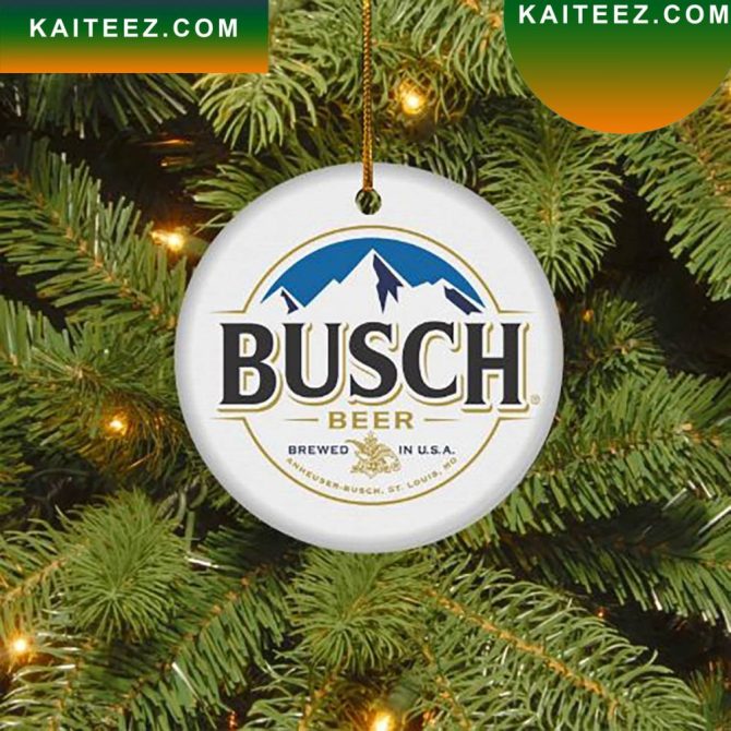 Busch Beer Christmas  Christmas Ornament