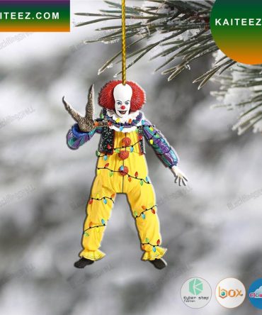 Clown With Monster Hands Led Lights Christmas Ornament