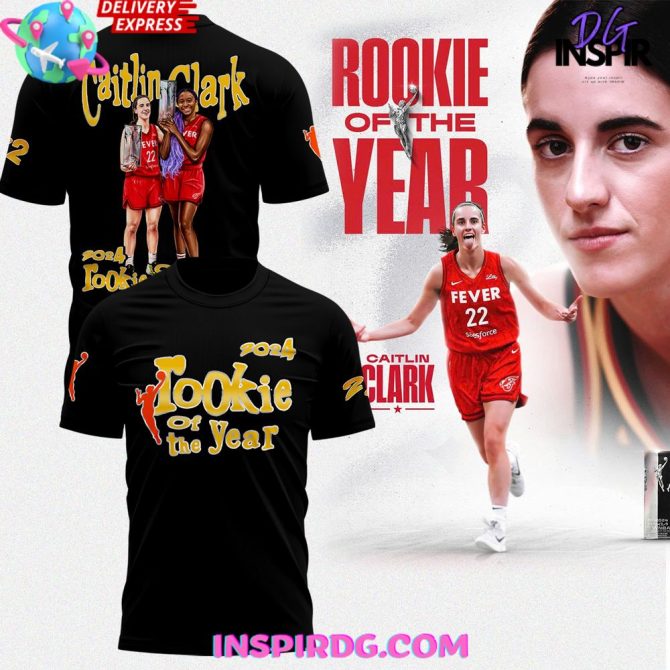 Caitlin Clark Rookie Of The Year 2024 T-Shirt