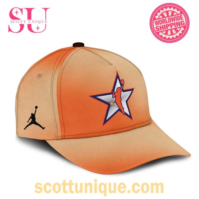 Caitlin Clark Wnba All Star 2024 Orange Logo Cap Classic - Image 2