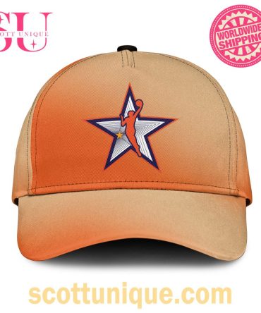 Caitlin Clark Wnba All Star 2024 Orange Logo Cap Classic