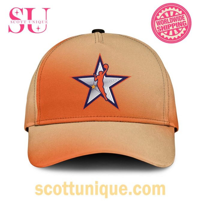 Caitlin Clark Wnba All Star 2024 Orange Logo Cap Classic
