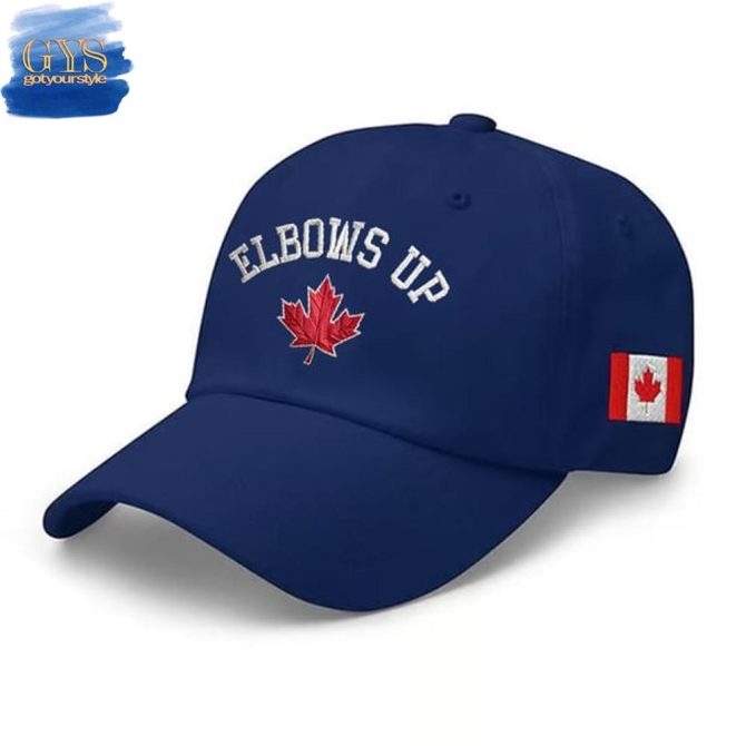 Canada Elbows Up Printed Baseball Cap