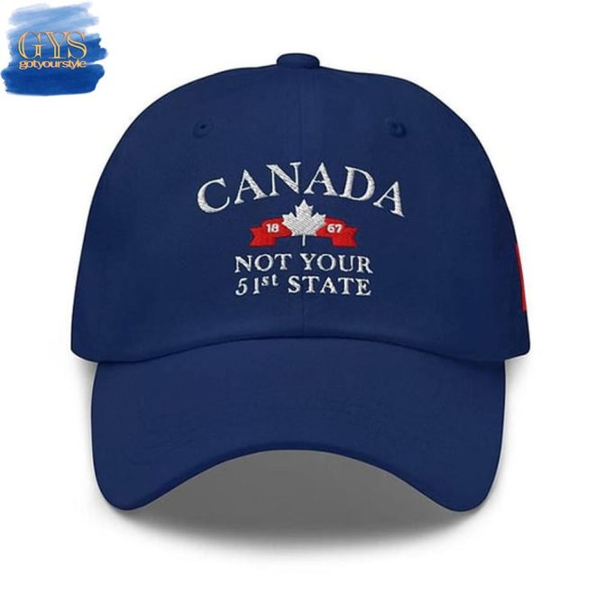 Canada Not Your 51St State Printed Classic Cap - Image 3