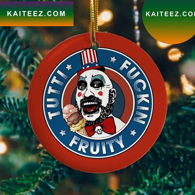 Captain Spaulding Tutti Fuckin Christmas   Ornament