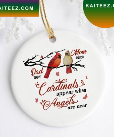 Cardinal Ornament Set Christmas Ornament