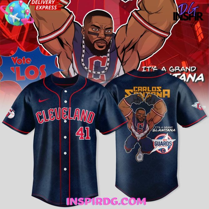 Carlos Santana X Guardian Power: All-Star Edition Baseball Jersey
