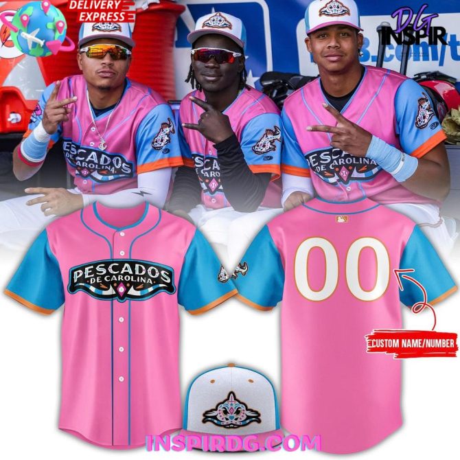 Carolina Mudcats Pescados De Carolina 2025 Jersey