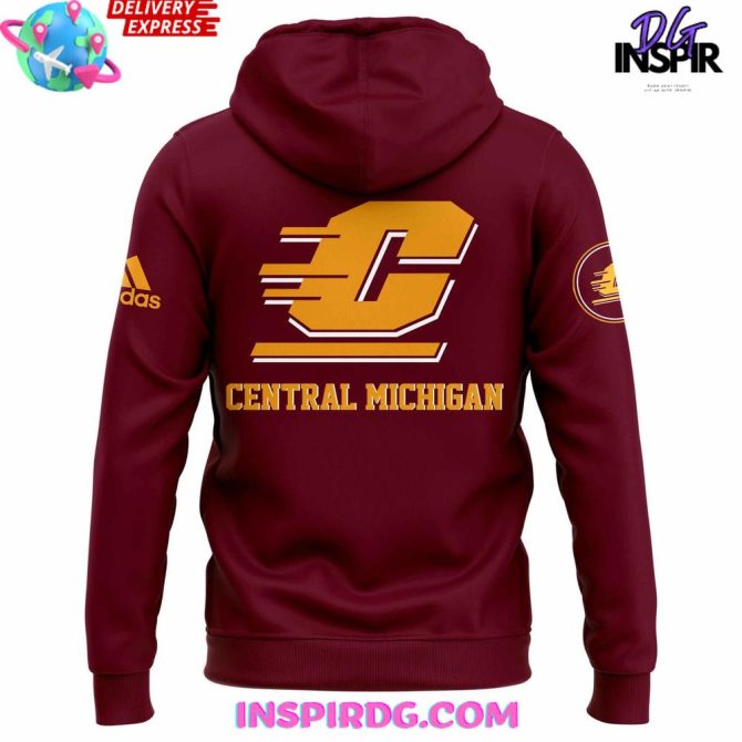 Central Michigan X Matthew Myers Special Adidas All Over Print Hoodie - Image 3