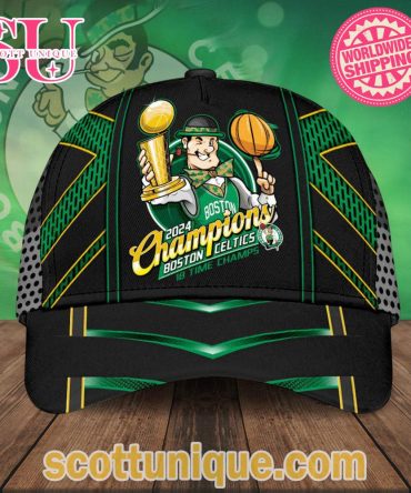 Champions Boston Celtics 18 Time Champs 2024 Classic Cap