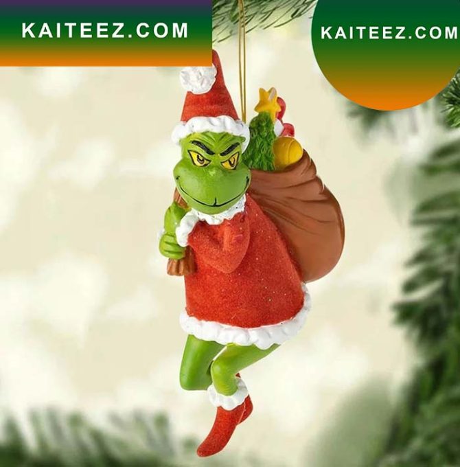 Character Pendant Christmas Tree Flat Hanging Grinch Christmas Ornament