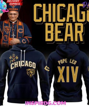 Chicago Bears Pope Leo 14 Special All Over Print Hoodie