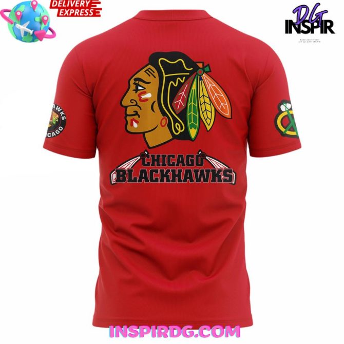 Chicago Blackhawks 100 Years Of Tradition Edition T-Shirt - Image 3