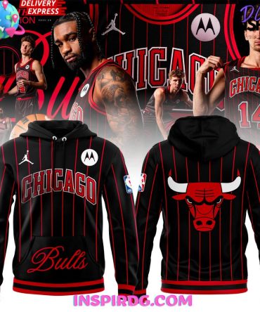 Chicago Bulls Nba 2025-26 Statement Special All Over Print Hoodie