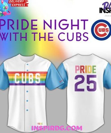 Chicago Cubs 2025 Pride Night Baseball Jersey