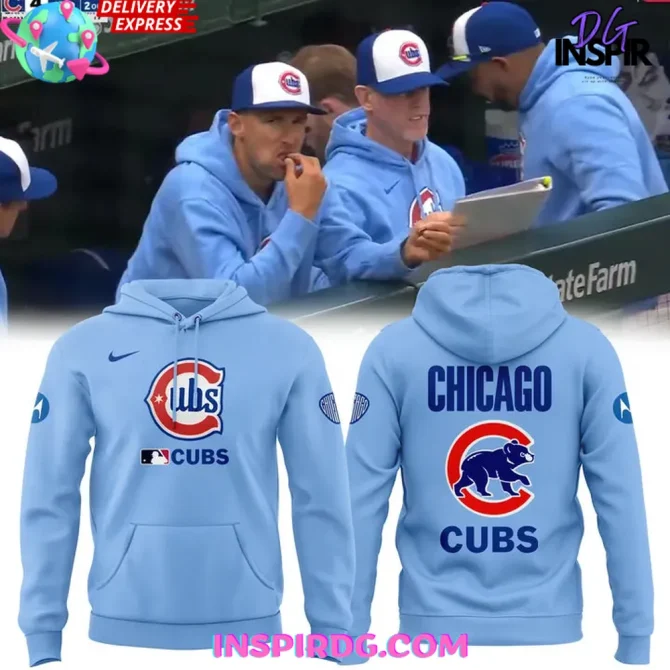 Chicago Cubs Light Blue 2Nd Alternate Special All Over Print Hoodie