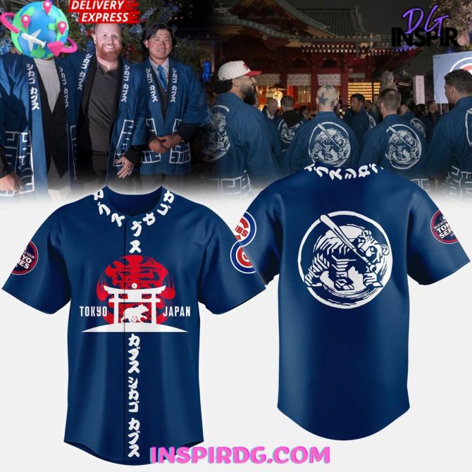 Chicago Cubs Mlb World Tour Series 2025 Baseball Jersey