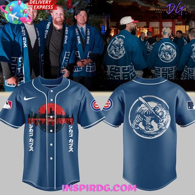 Chicago Cubs Tokyo Series Special Mlb Baseball Jersey