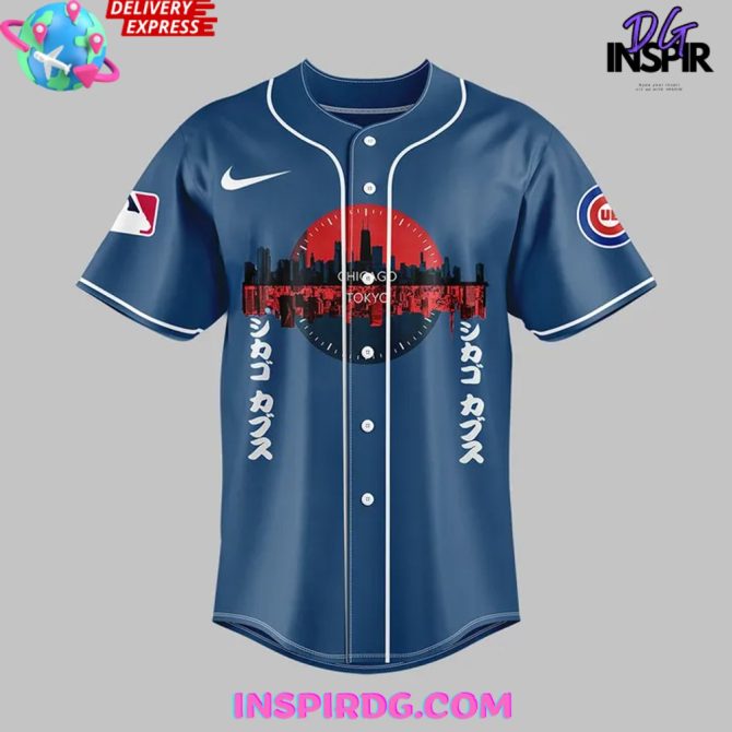 Chicago Cubs Tokyo Series Special Mlb Baseball Jersey - Image 2