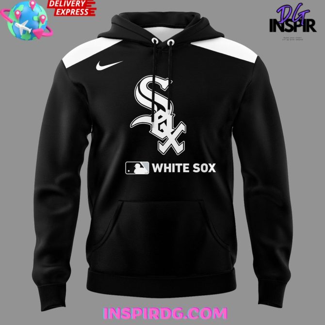 Chicago White Sox Opening Day 2025 Black All Over Print Hoodie - Image 2