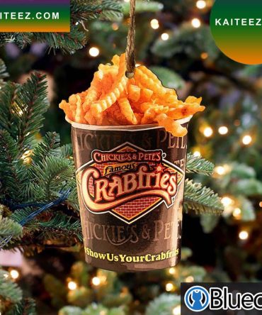 Chickie Petes Famous Crabfries Christmas Ornament