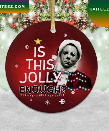 Christmas  Is This Jolly Enough Michael Myers Tree Decor Christmas Ornament