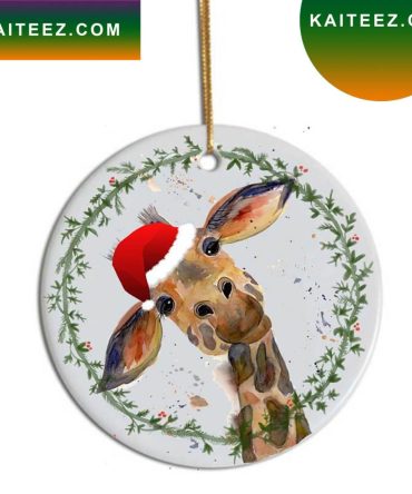 Christmas Giraffe Decoration Christmas Ornament