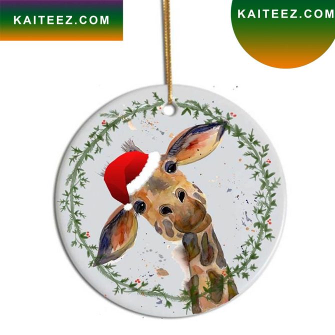 Christmas Giraffe Decoration Christmas Ornament