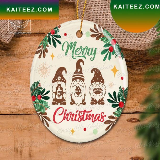 Christmas Holiday Gnome Tree Christmas Ornament