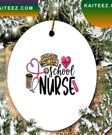 Christmas Nurse Back To School Christmas Ornament