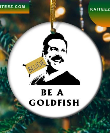 Christmas Ted Lasso Be A God Fish Believe  Christmas Ornament