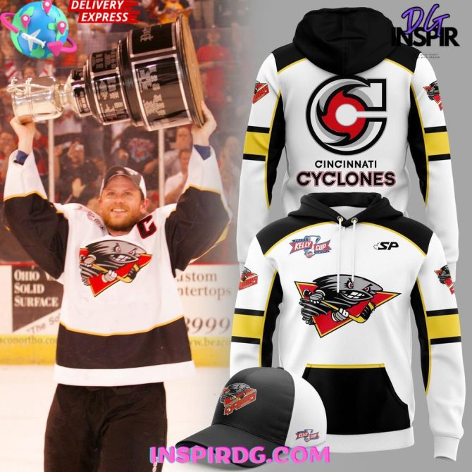 Cincinnati Cyclones 2025 Kelly Cup Playoffs Special All Over Print Hoodie