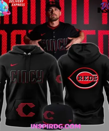 Cincinnati Reds City Connect 2025-26 All Over Print Hoodie