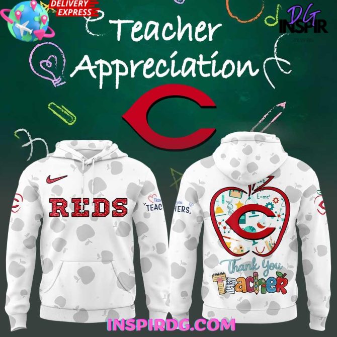 Celebrate Teacher Appreciation With Custom 'Reds' Hoodie – Perfect Gift Idea!