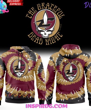 Cleveland Charge X Grateful Dead Night Special All Over Print Hoodie, 3D Hoodie