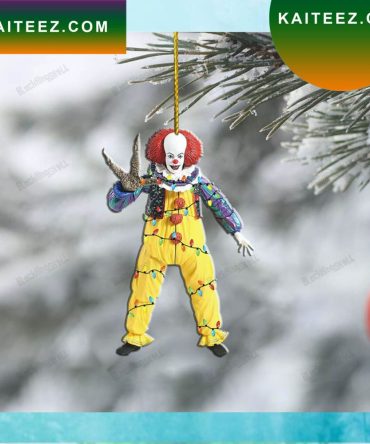 Clown With Monster Hands Led Lights Horror Christmas Ornament