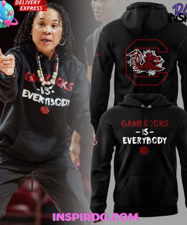 Coach Dawn Staley South Carolina Gamecocks Vs Everybody All Over Print Hoodie