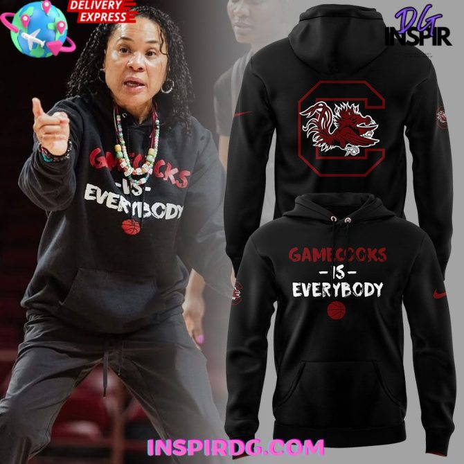 Coach Dawn Staley South Carolina Gamecocks Vs Everybody All Over Print Hoodie