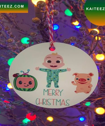 Cocomelon Jj Merry Christmas Tree Custom Name Christmas Ornament
