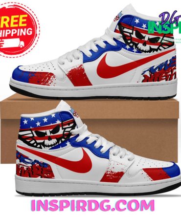 Bold Patriotic High-Top Sneakers - Free Shipping! Limited Edition Usa Design