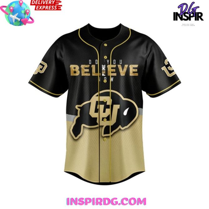 Colorado Buffaloes Prime Do You Believe Now Baseball Jersey - Image 2