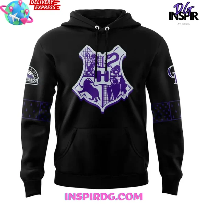 Colorado Rockies X Harry Potter Night 2025 All Over Print Hoodie - Image 2