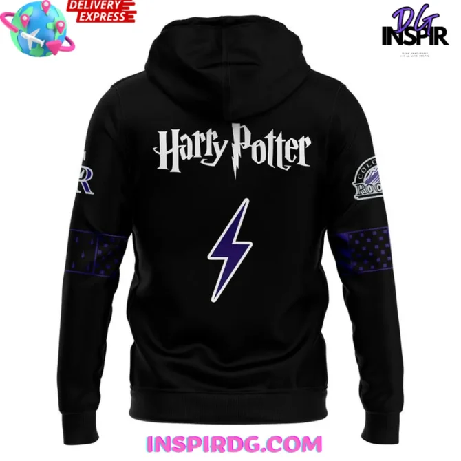 Colorado Rockies X Harry Potter Night 2025 All Over Print Hoodie - Image 3