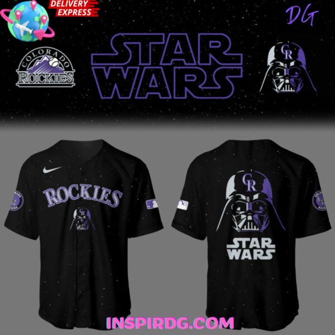 Colorado Rockies X Star Wars Night Special Baseball Jersey