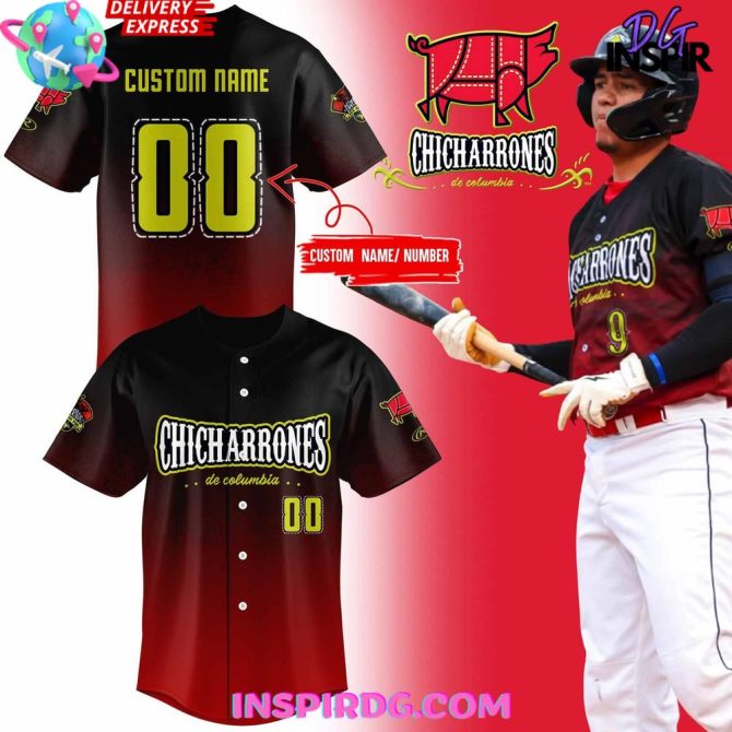Columbia Fireflies Chicharrones De Columbia 2025 Baseball Jersey