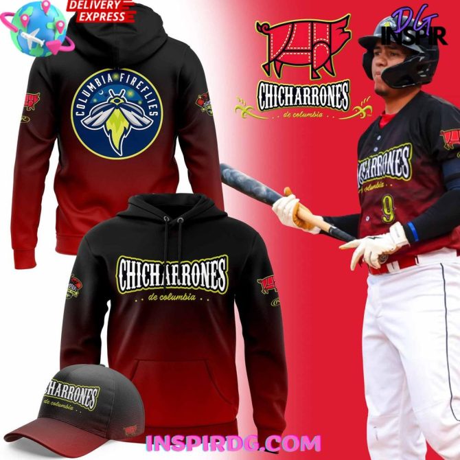 Columbia Fireflies Chicharrones De Columbia 2025 All Over Print Hoodie